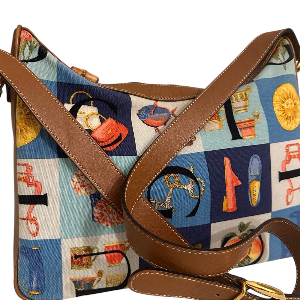 Gucci Alphabet Patchwork Shoulder Bag - image 2